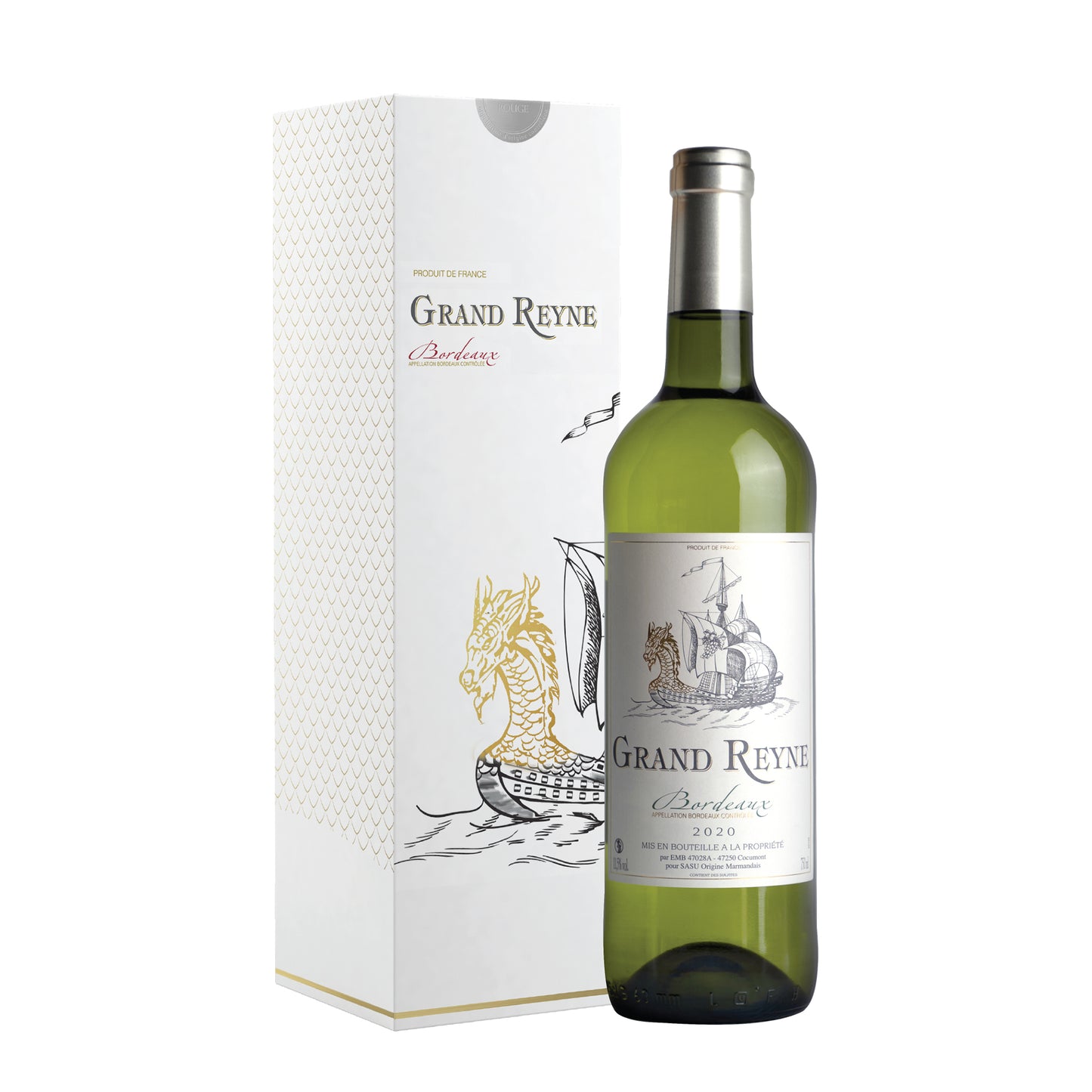 Grand Reyne Blanc, AOC Bordeaux, 750ml (with gift box)